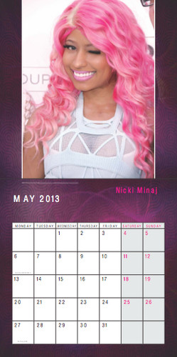 Nicki Minaj Exclusive Unofficial 2013 Calendar