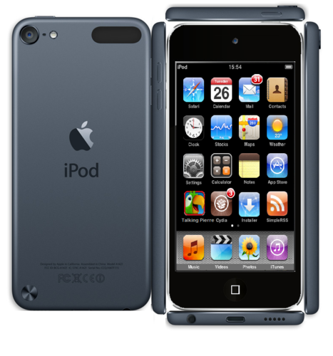  Paper Black ipodの, ipod Touch