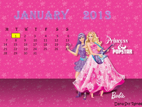  SImple shabiki Calendar
