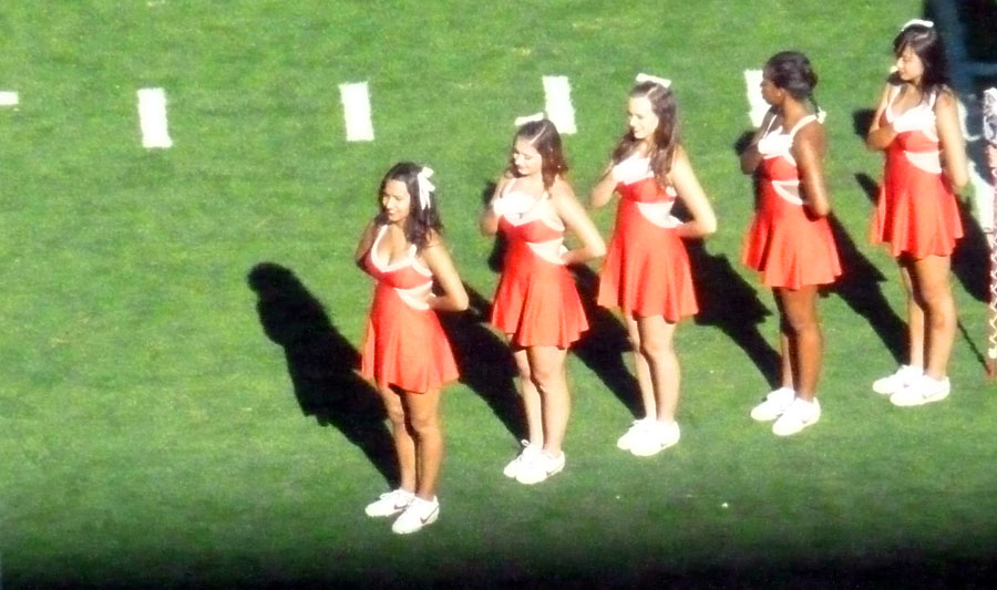 Stanford cheerleaders