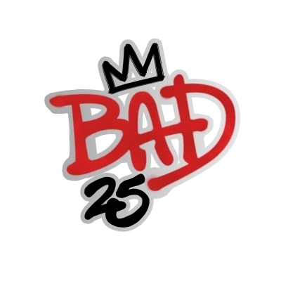  The "25th" Anniversary Edition Of "BAD" Logo