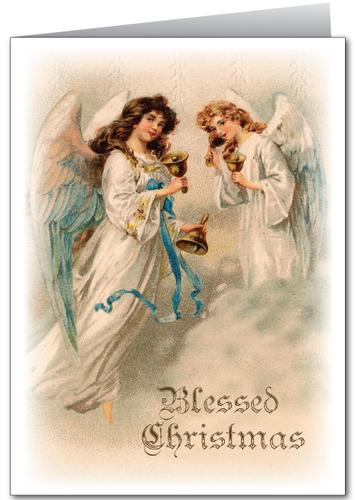  Vintage Angel Natale Card