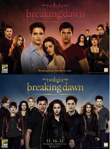  breaking dawn part 1 and 2