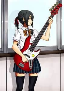  गिटार ऐनीमे girl