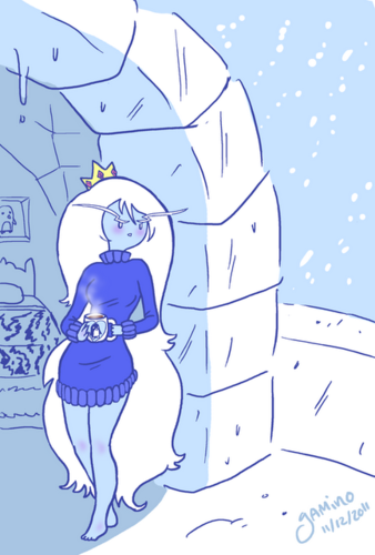  ice Queen in a sweater