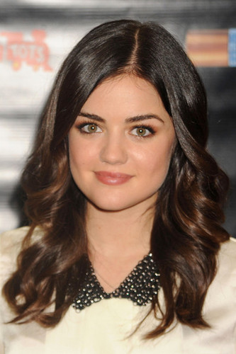  lucy hale from PLL spreads holyday cheer at duracell compaign kick off in new york city