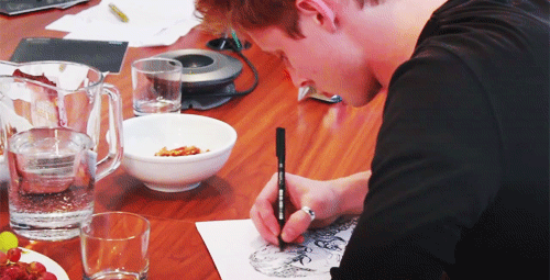 “Bradley is…really good at art! He’s good at art!”