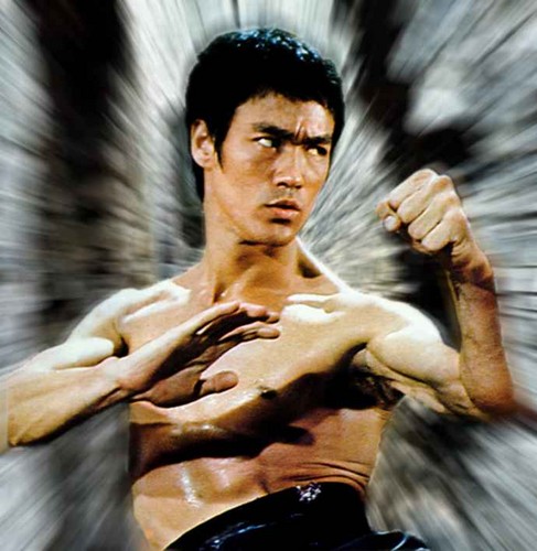 Bruce Lee in action