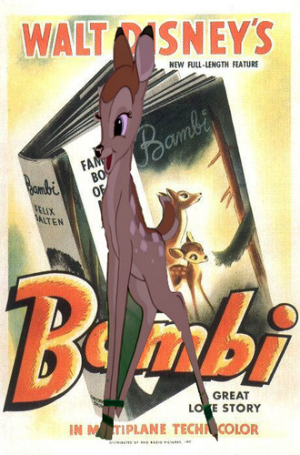  Faline on Bambi movie poster