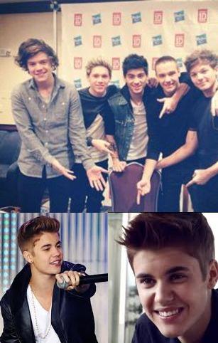 Justin Bieber and One direction 