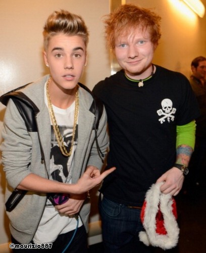  Justin bieber & Ed Sheeran Jingle Ball, 2012