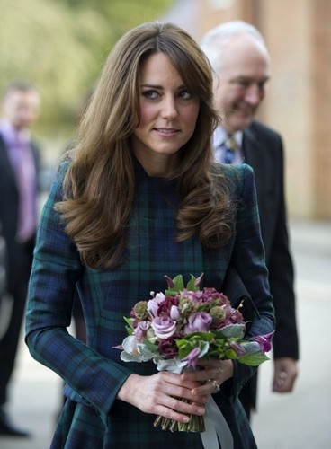  Kate Middleton Visits St. Andrew's School