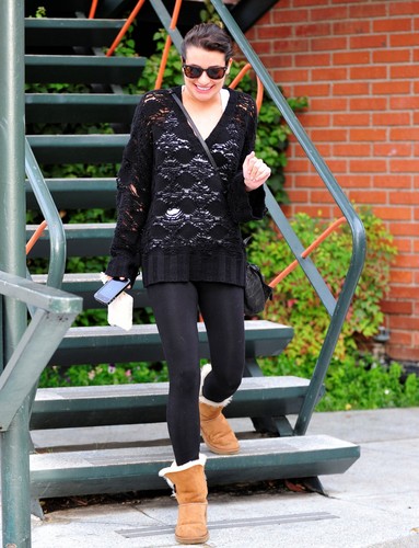  Lea Leaving A Casting Meeting - December 4, 2012