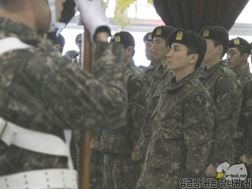  Leeteuk in the army