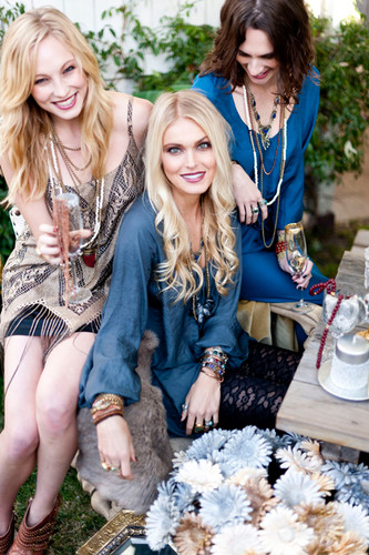 New photos of Candice for Show Me Your Mumu's 2012 Holiday Collection {Mumu Jewels}.