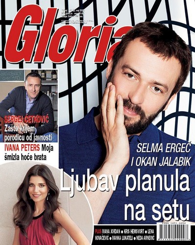 Okan Yalabik on the cover of Serbian magazine Gloria