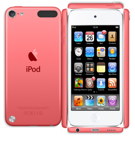  Paper rosa, -de-rosa ipod Touch