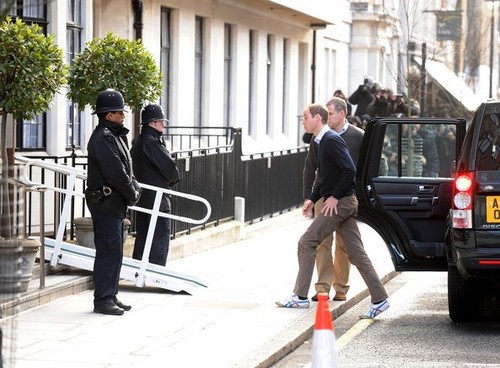  Prince William Outside the Hospital
