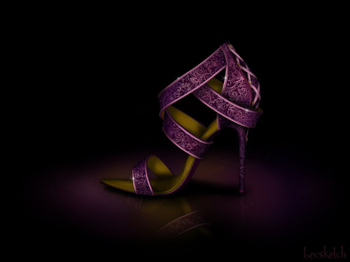  Rapunzel inspired shoe
