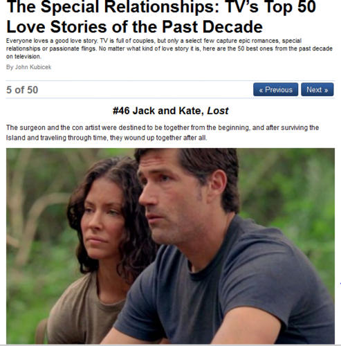  The Special Relationships: TV’s tuktok 50 pag-ibig Stories of the Past Decade