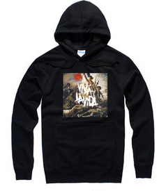  The coldplay rock band fashion pull over hoodie