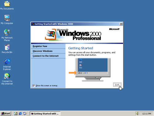  Windows 2000 screenshot