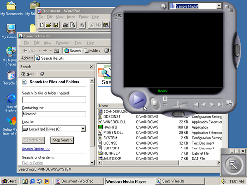 Windows ME screenshot