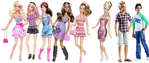  búp bê barbie fashionistas