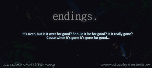  endings. fanfction story フェイスブック cover
