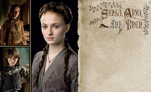  Sansa, Arya & Bran Stark