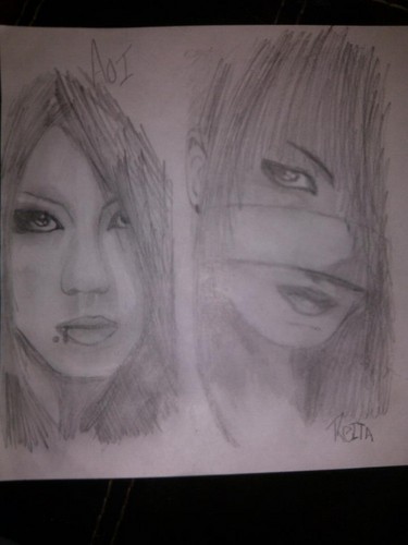  Aoi and Reita Drawing