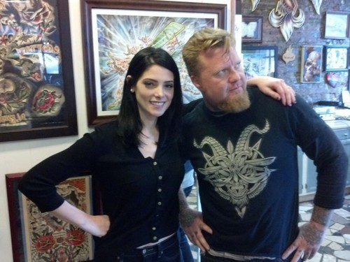  Ashley at 'Downtown Tattoos' in New Orleans [12/12/12]