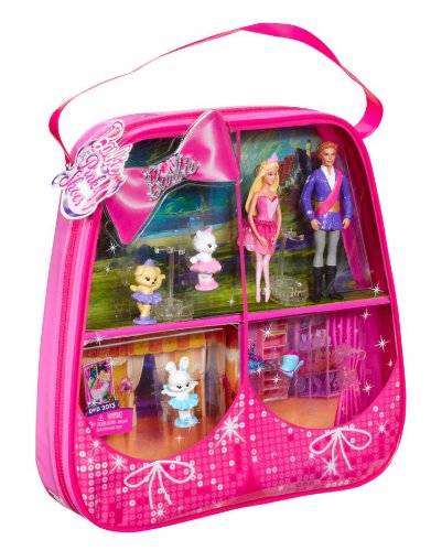  barbie in The berwarna merah muda, merah muda Shoes Small Doll Gift Bag 2013