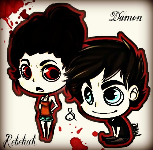  Damon & Rebekah (Reb's my O.C RP)