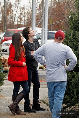 Ian and Nina Shopping for 圣诞节 trees