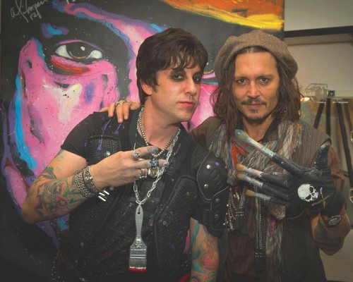  Johnny Depp and Rock Demarco