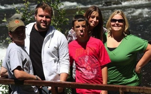  Josh with family & Marafiki