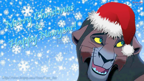  Lion King Kovu Merry natal Happy New ano