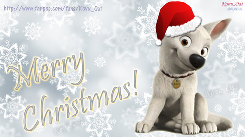  Merry क्रिस्मस डिज़्नी Cute Bolt वॉलपेपर HD