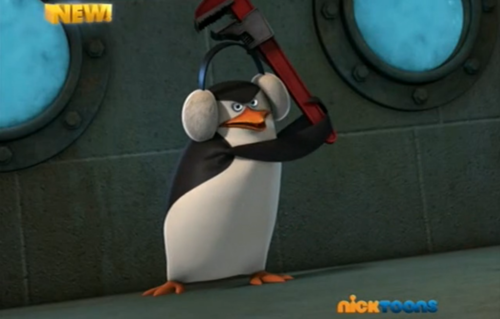 Run for your life! The cute but dangerous penguin is coming!