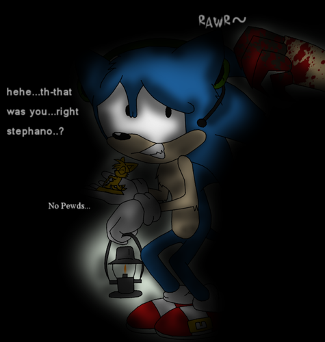  Sonic as PewDiePie