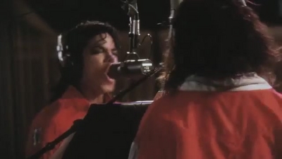  Stevie In The Recording Studio With Michael Jackson