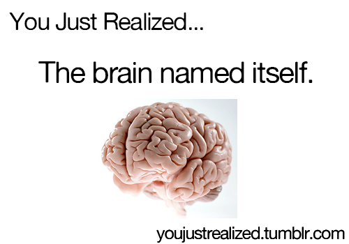  You just realized...