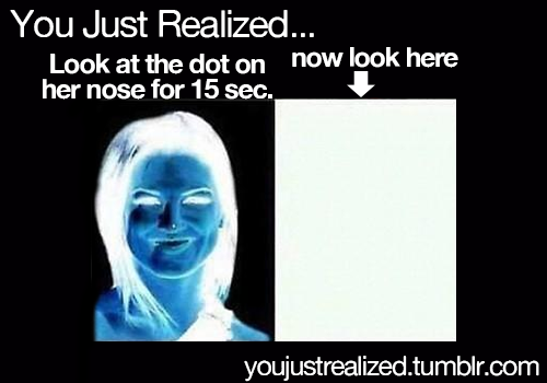 You just realized...