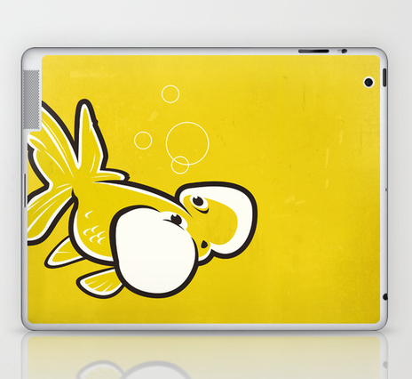  bubble eye goldfish iPad cover