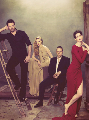 the cast + director of les miserables for the hollywood reporter