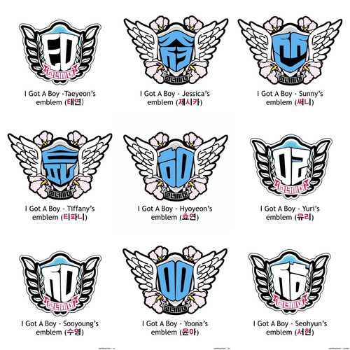 ♥Girls Generation emblems from I Got A Boy♥