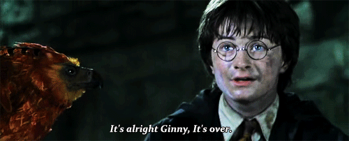  "It's alright, Ginny, It's over."
