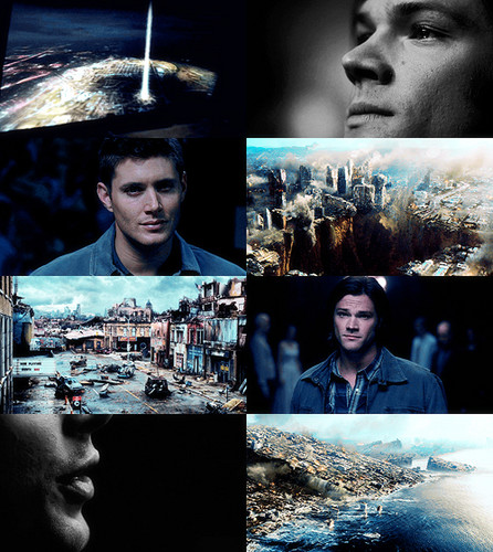  AU meme Supernatural | In which Sam and Dean alisema yes to Lucifer and Michael.