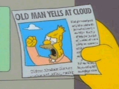  Angry Old Man Yells At đám mây